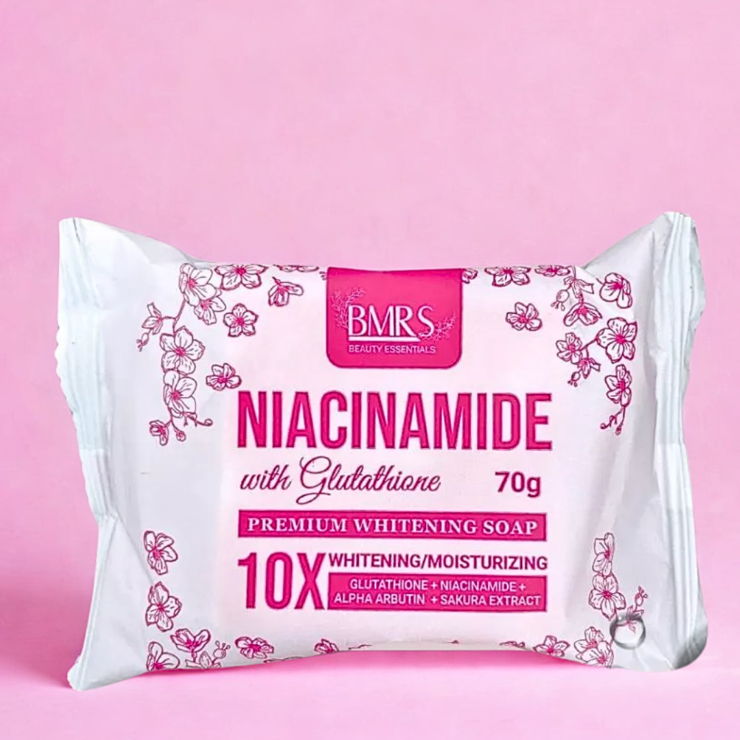BMRS, Premium Brightening Soap Niacinamide+Glutathione 70g BMRS, Premium Brightening Soap Niacinamide+Glutathione 70g